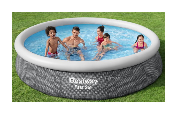Piscina 57443 rattan 366x76 cm. s.pompa