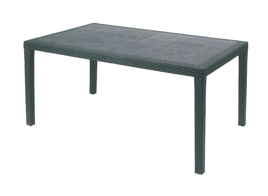 Tavolo prince antracite in plp