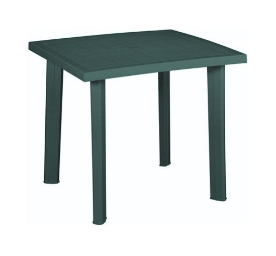 Tavolo fiocco verde cm 75x80 in plp