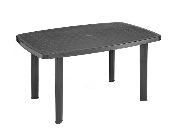 Tavolo faro antracite cm 140x90 in plp