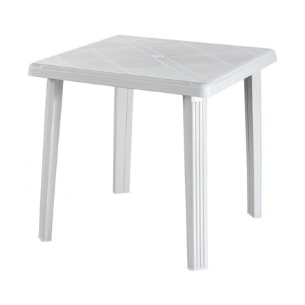 Tavolo rodi 75x75x h 72  bianco