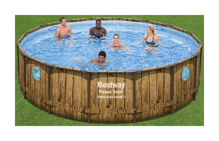 PISCINA OBLO 56725  CM488X122 BESTWAY