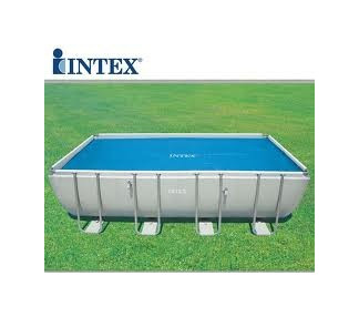 Telo copertura solare termico RISCALDANTE piscina rettangolare 732 x 366 cm Intex 28017