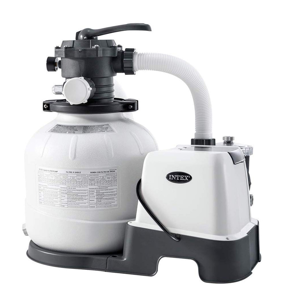 Pompa a sabbia per piscina COMBO INTEX 26676 con clorinatore e pompa a sabbia 6056 lt/h INTEX  28676