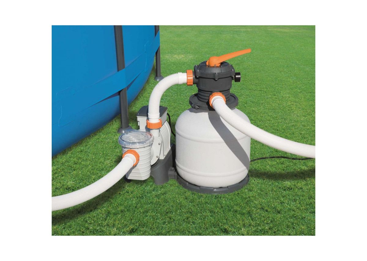 Pompa Filtro A Sabbia Flowclear Bestway 58499 Per Piscine Fuori Terra Filtraggio da 7.571 lt/Ora