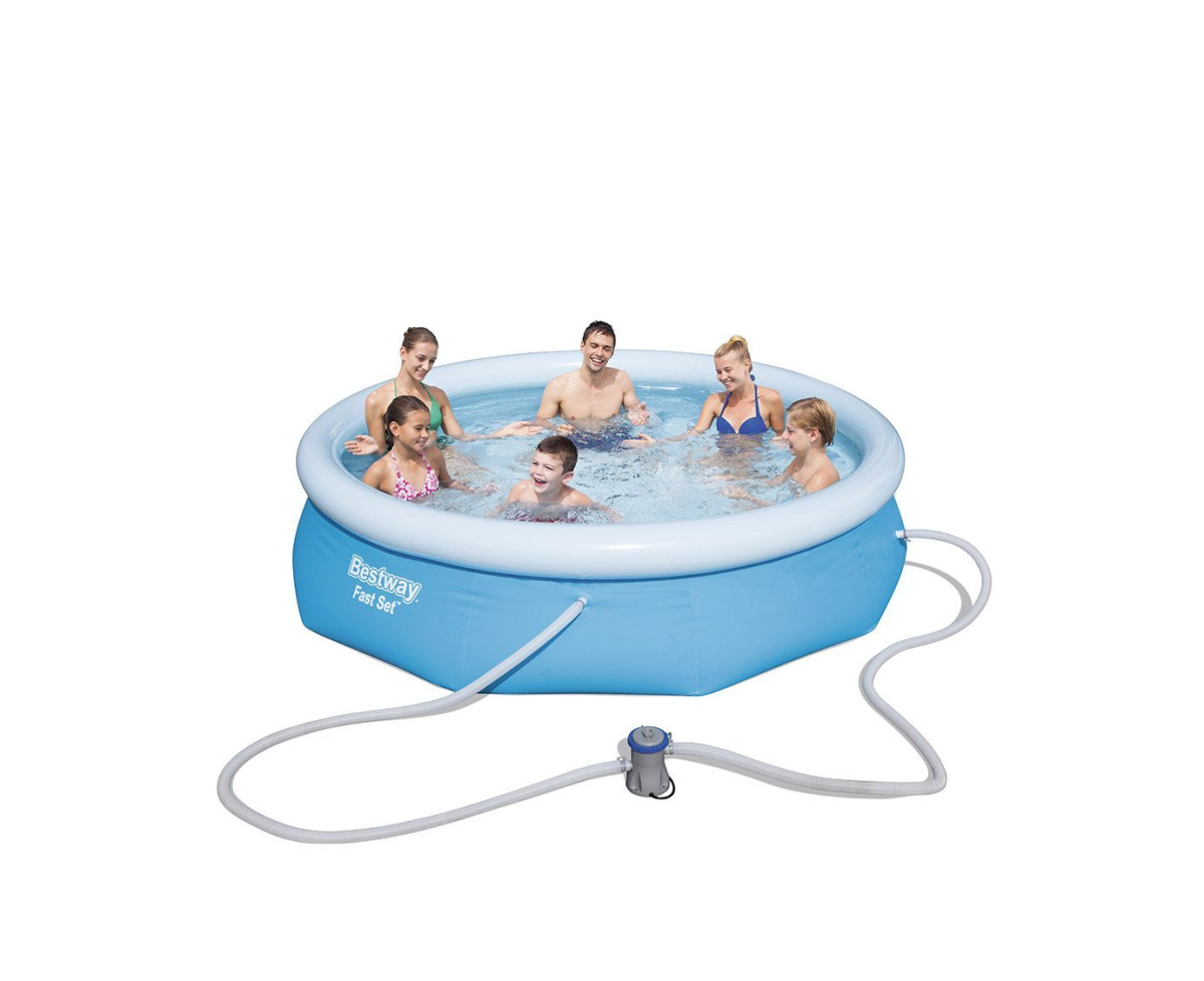 Piscina Fuori terra Autoportante da Giardino Piscina Esterna in PVC triplice strato Rotonda ø cm 30