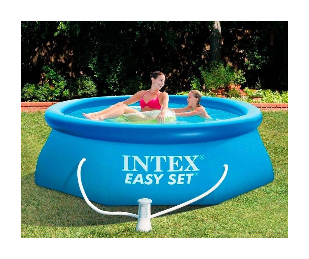 Piscina da giardino INTEX 28122 Easy Set piscina fuori terra gonfiabile rotonda 305x76