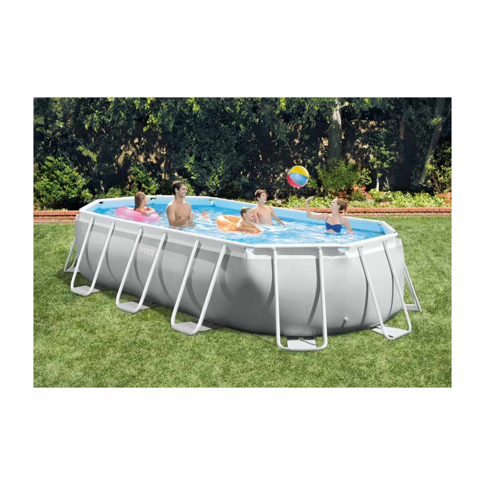 Piscina Fuori Terra INTEX 26798 PRISM FRAME Ovale 610x305x122cm Prism Frame