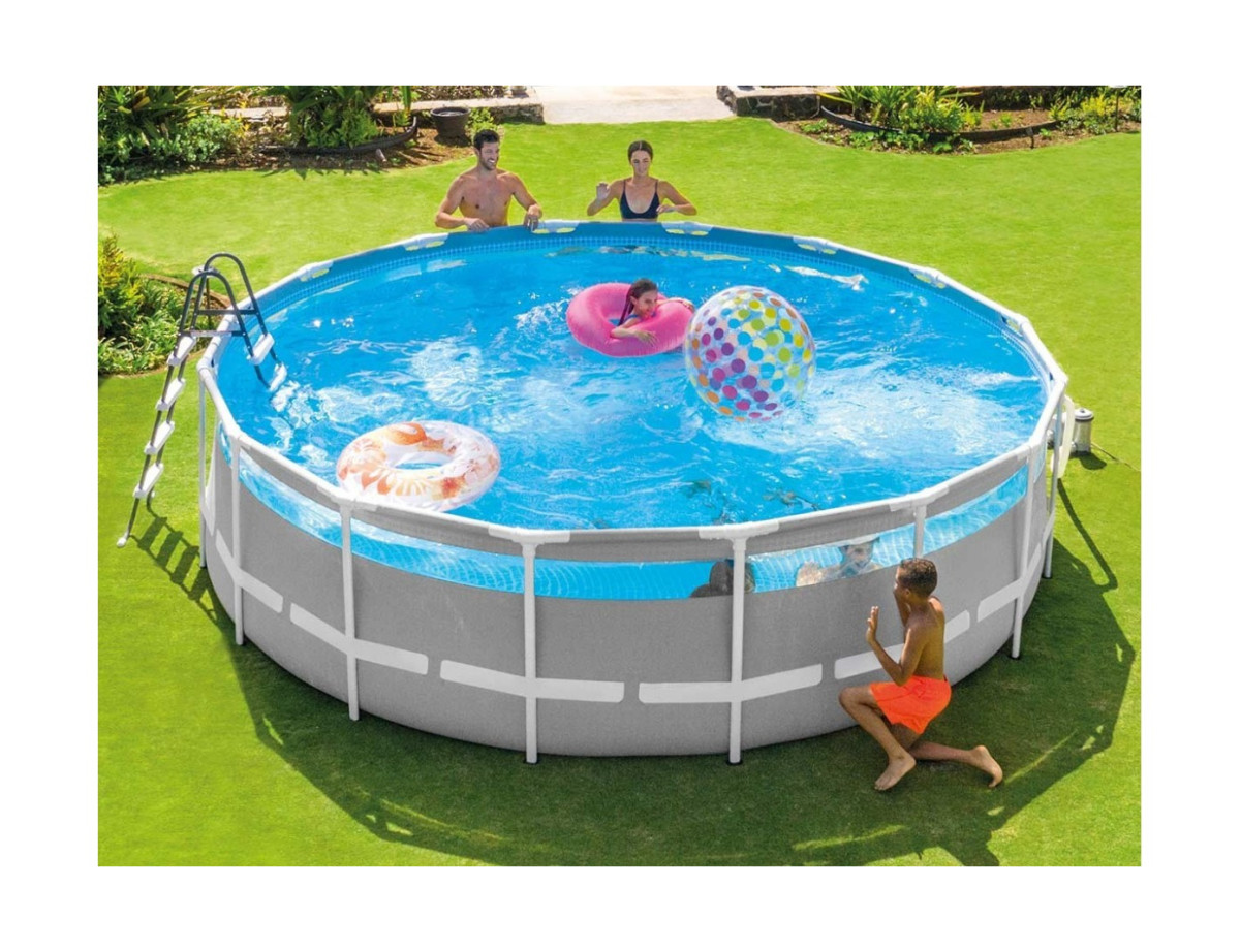 Piscina Fuori Terra Rotonda 488x122 cm ClearView Completa INTEX 26730