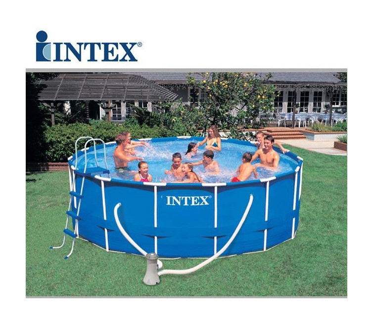 Piscina rotonda INTEX fuoriterra codice INTEX 28236 Metal Frame rotonda cm 457x122 con pompa ed accessori