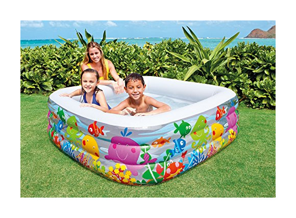 Piscina Acquario Piccola Intex 57471 misura 159x159x50 cm