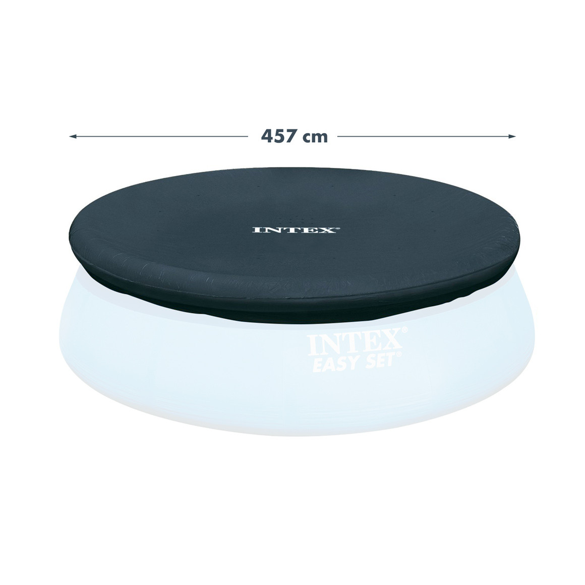 Telo copertura piscine INTEX 28023 universale fuori terra rotonda 457 cm