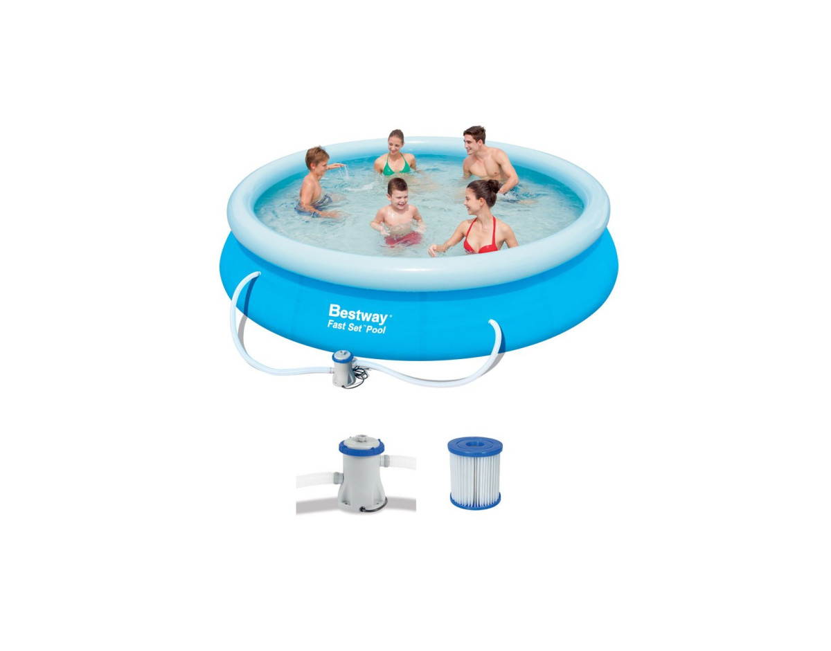 Piscina Bestway Fast set 57274 366x76 cm accessori pompa a filtro e cartuccia