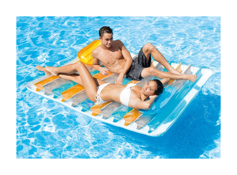 Materassino Galleggiante INTEX 56897  DOPPIO Due Posti Matrimoniale Da Piscina