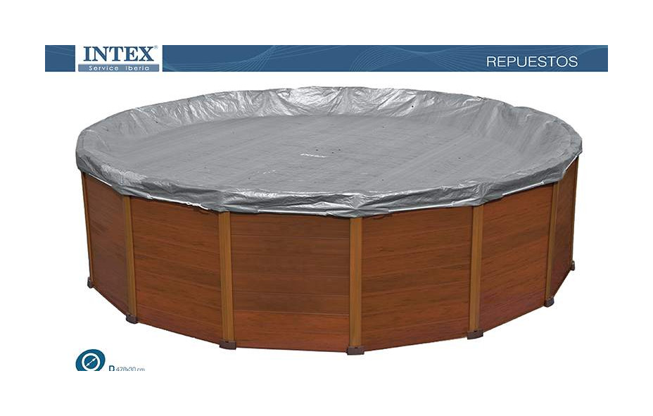 Copri piscina sequoia Intex 11491 copripiscina telo copertura cm 478 INTEX Telo Copertura Deluxe Sequoia 478 Cm - 28382 