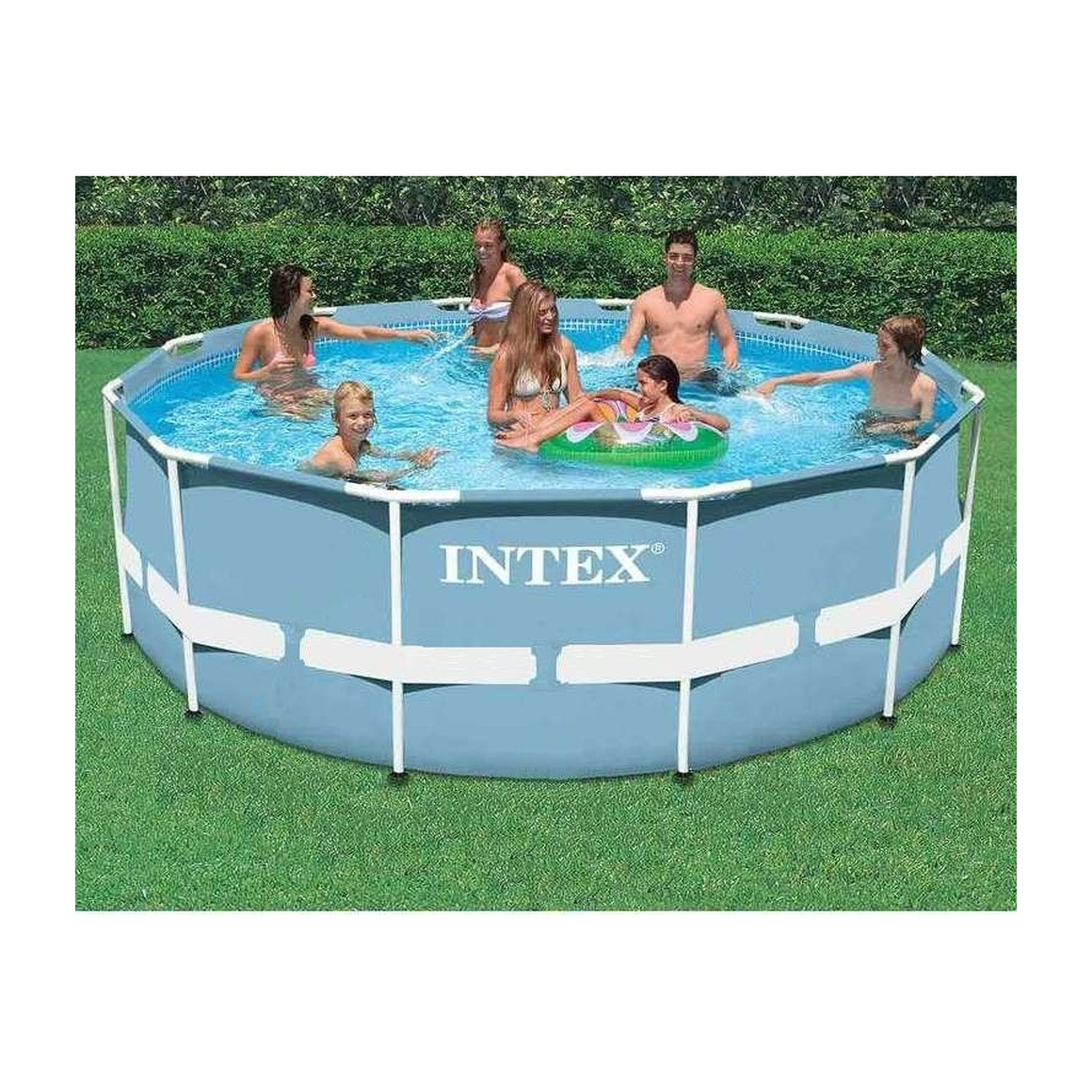 Piscina rotonda INTEX PRISMA 28710 Frame Rotonda 366 x 76 Cm 