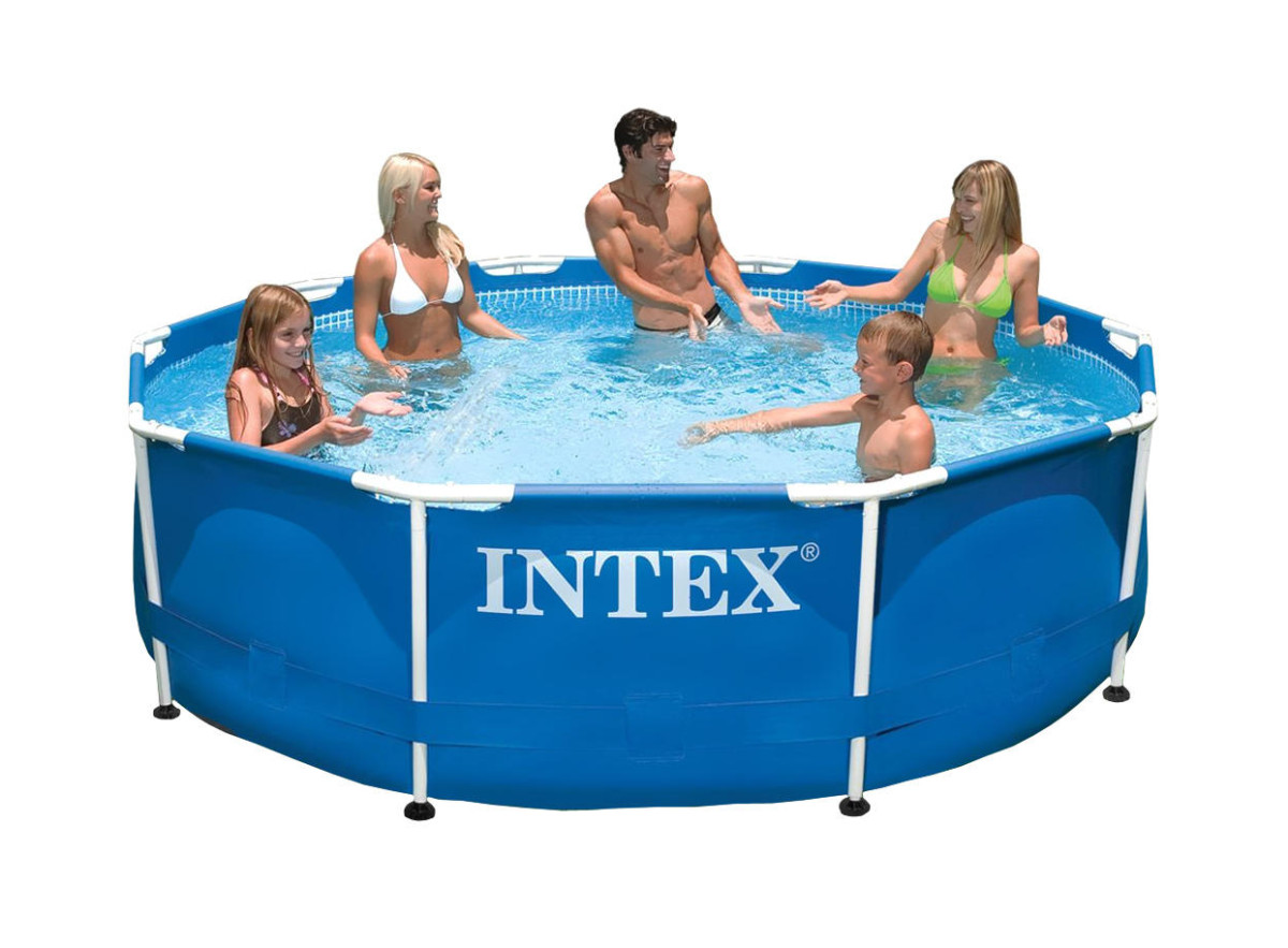 Piscina fuori terra rotonda in acciaio INTEX 28200 CM. 305 X 76 senza pompa