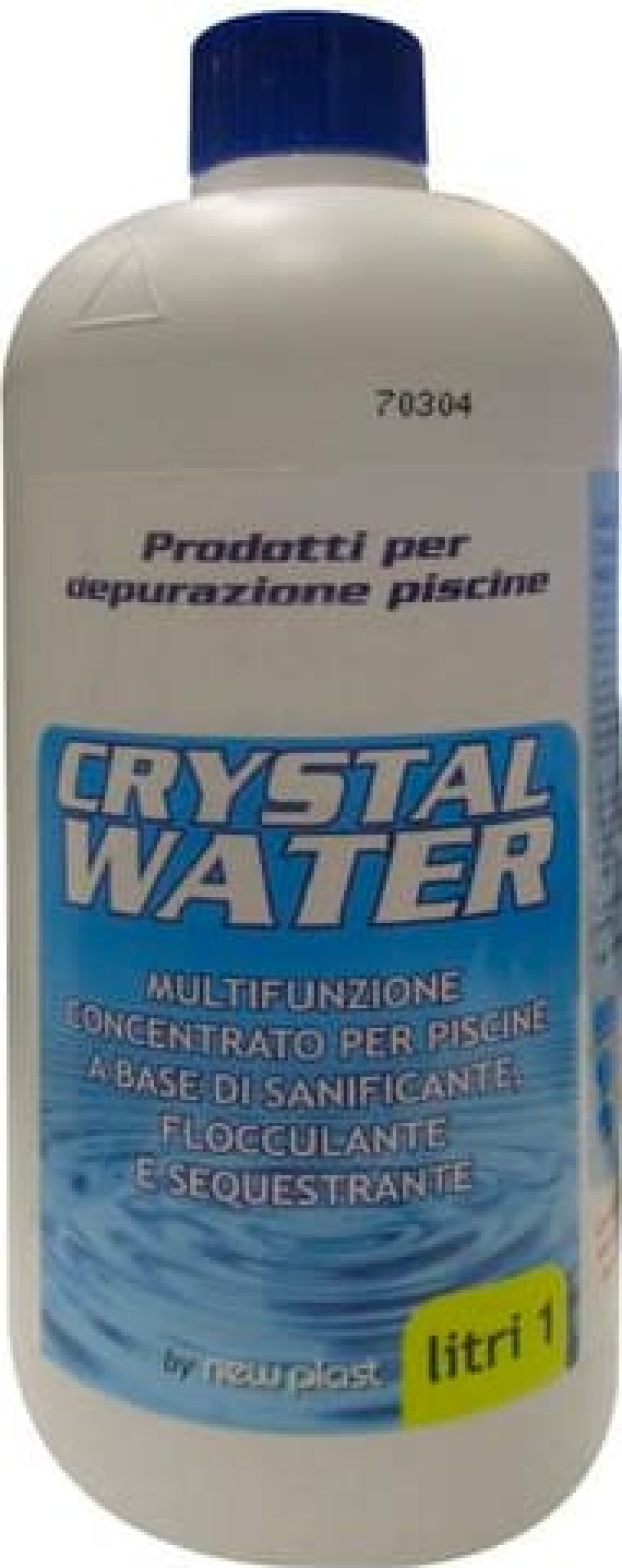 Crystal Water Multifunzione Concentrato per Acqua Piscina, Flacone 1 lt