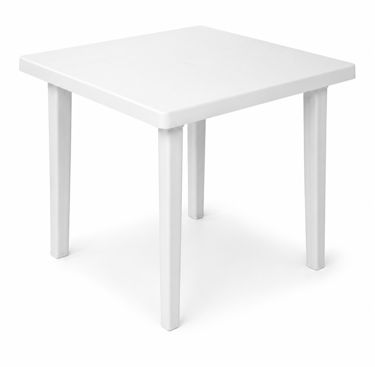 Tavolo Fiocco bianco in PLP 75x80 cm cod. 206007