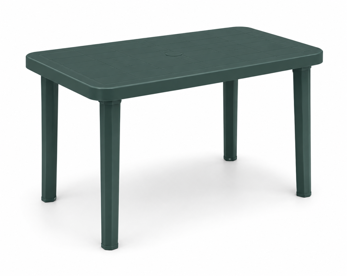 Tavolo Faro verde in PLP 140x90 cm cod. 206027