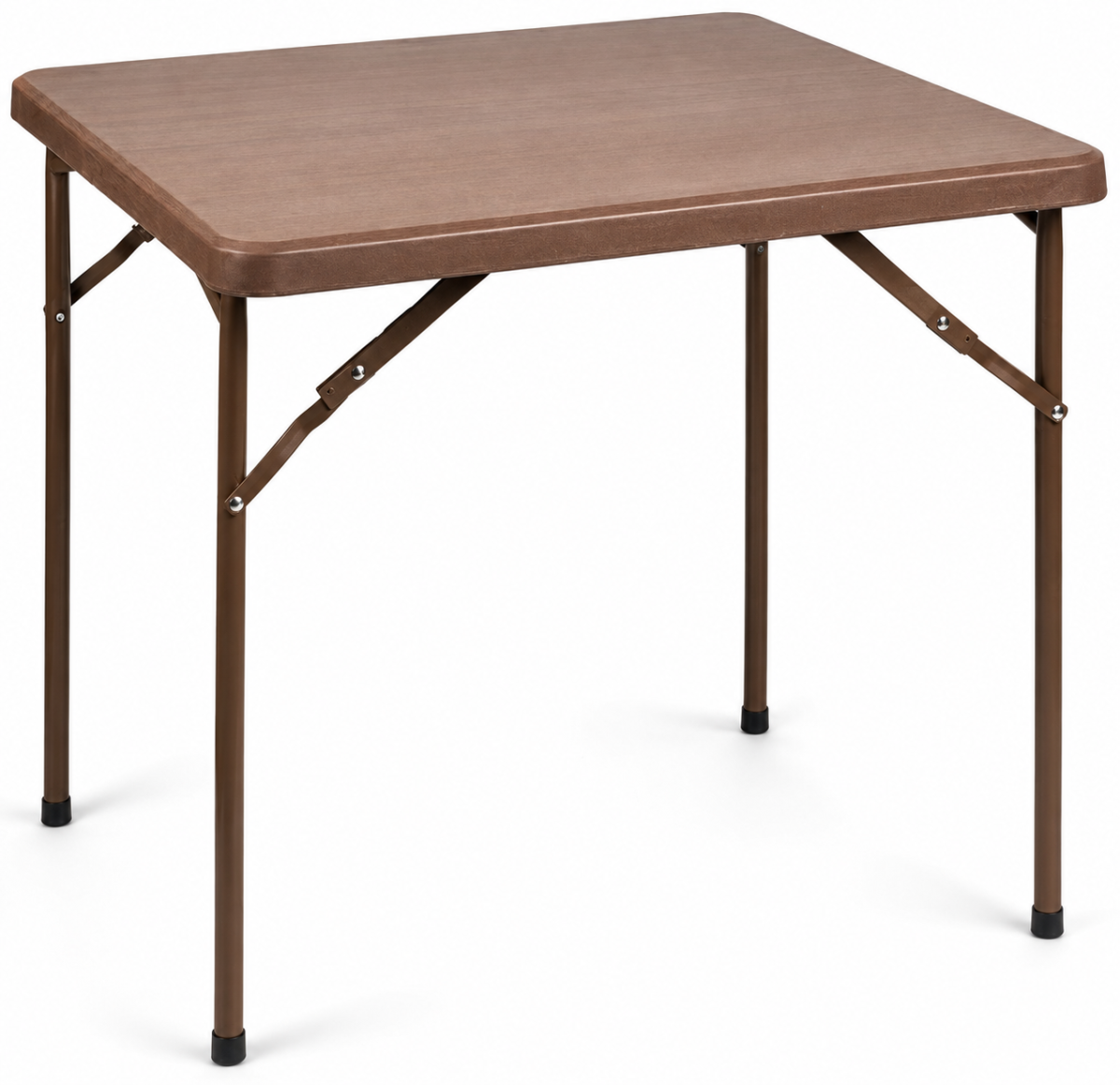 Tavolo chiudibile quadrato cm 86x86x74 marrone cod. 082059